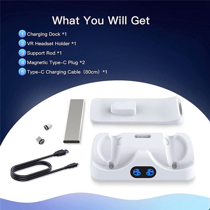 Controller Charging Stand - A99X Charging Station for PSVR2 Controllers