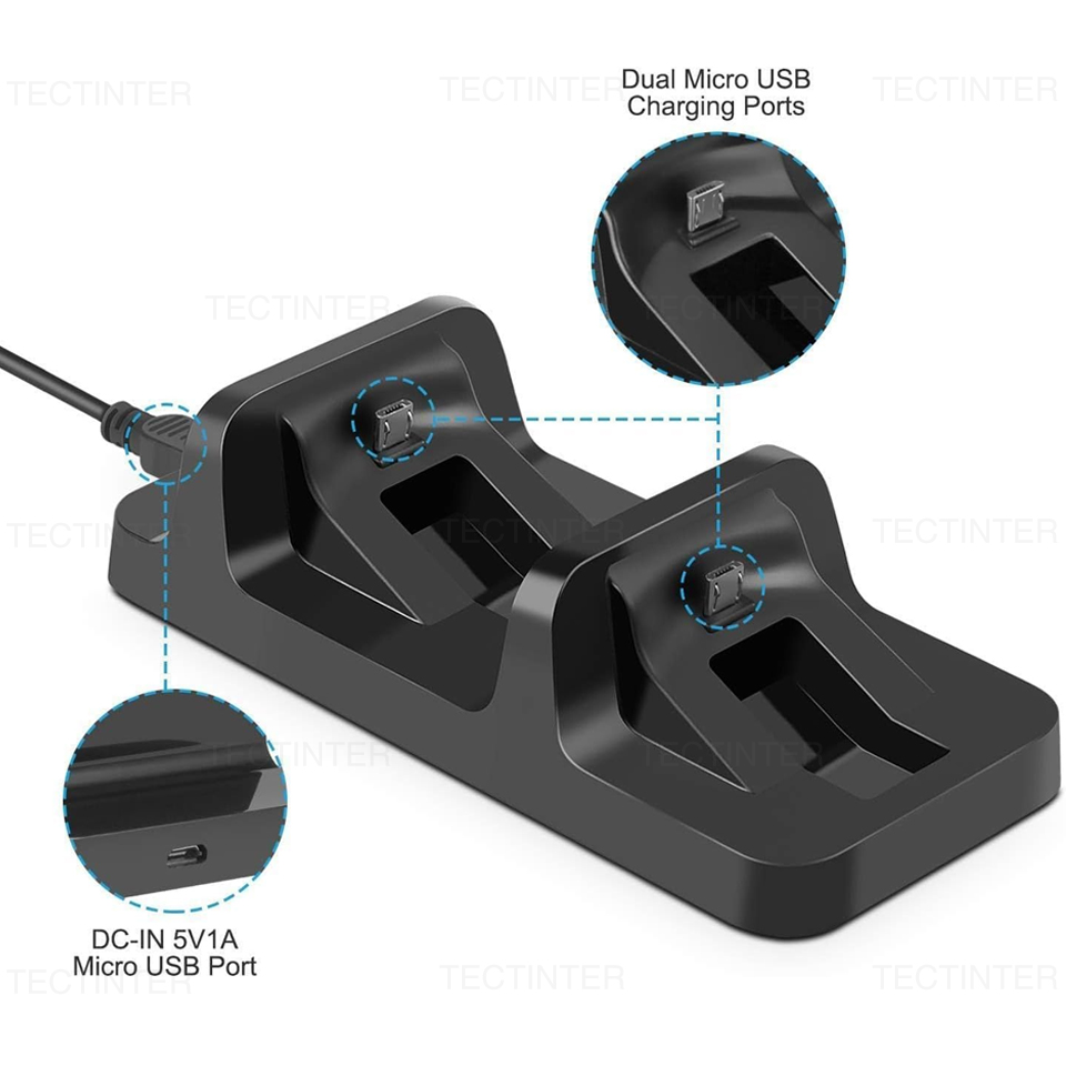 Dual Charger Dock Station For  - Controller Charging Stand recension och pris