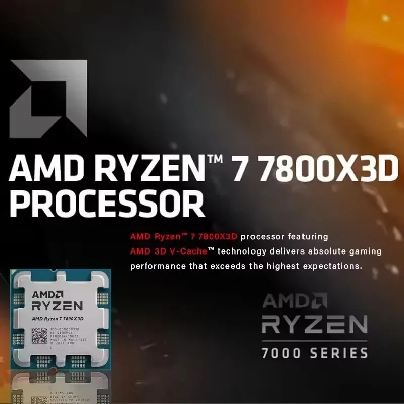 AMD R7 7800X3D CPU 8-Core 16-T - Amd Cpu Ryzen 7 recension och pris