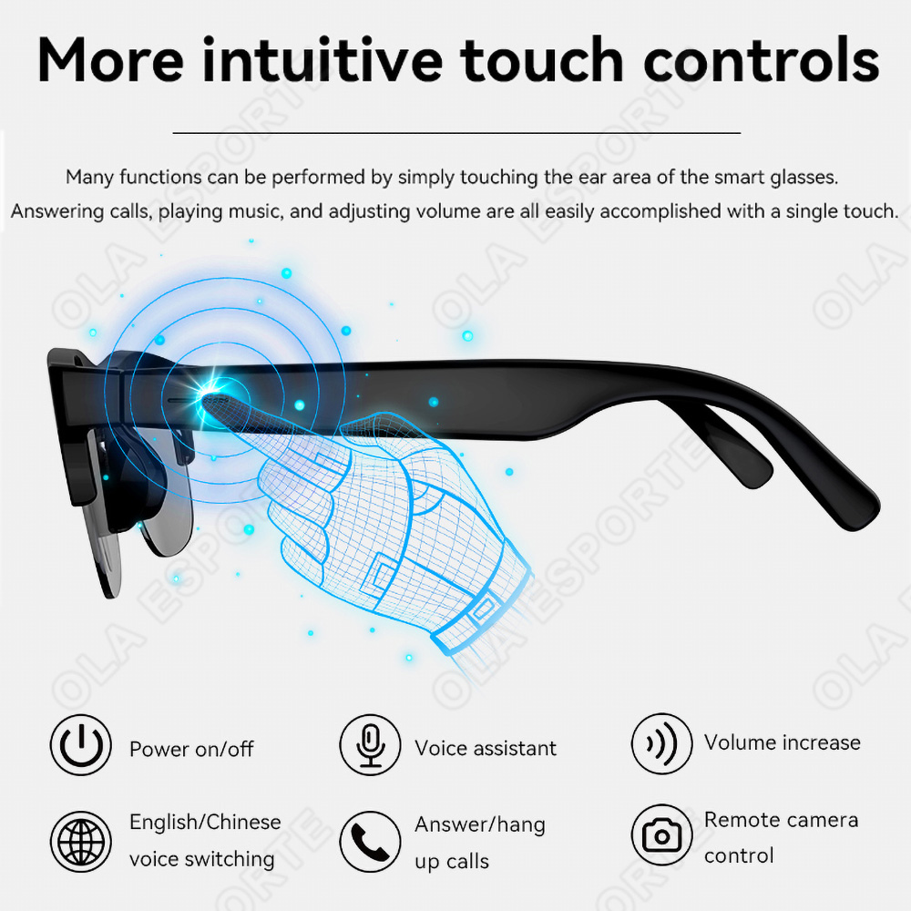 NEW Smart Glasses V5.3 Bluetoo - Esports In Gaming recension och pris