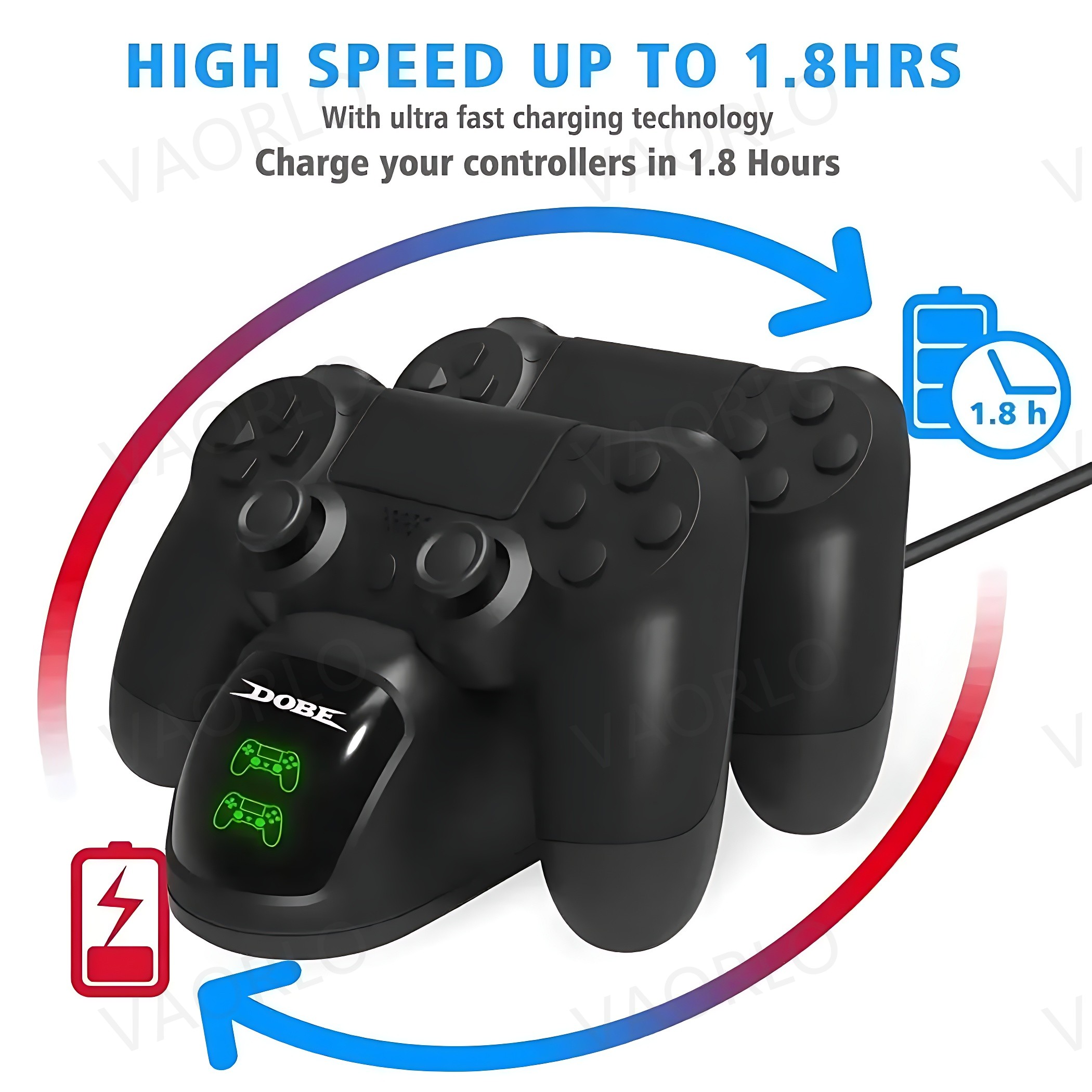 New PS4 Charging Station Wirel - Controller Charging Stand recension och pris