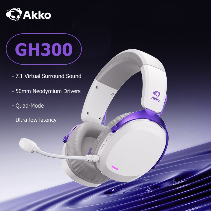 Akko GH300 Headset 7.1 Virtual - Esports Gaming Video recension och pris